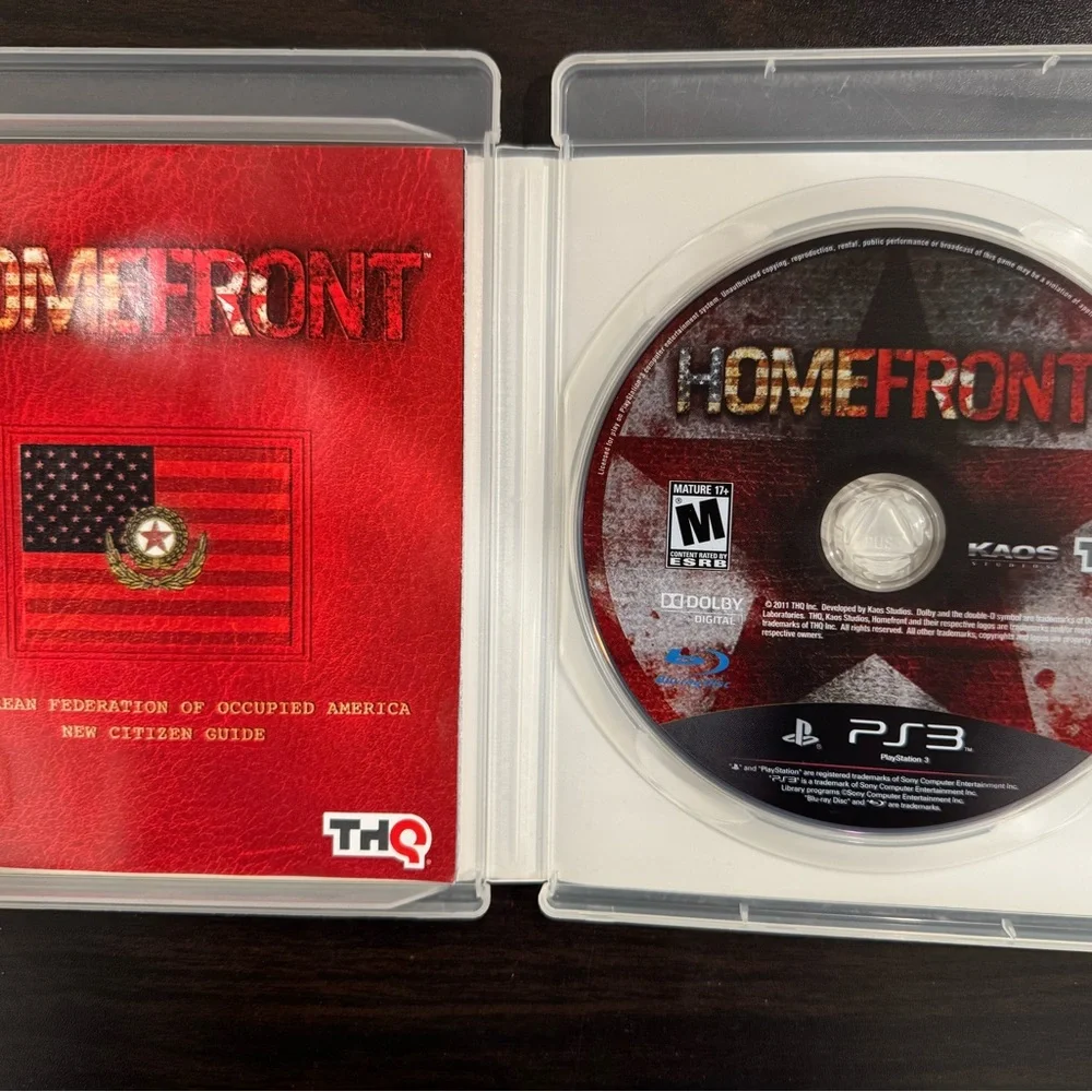 Homefront Sony PlayStation 3, 2011 ps3 Video Game